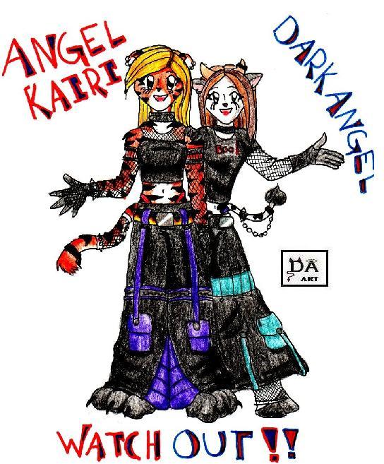 Angel_Kairi and DarkAnGel (art trade) by DarkAnGel