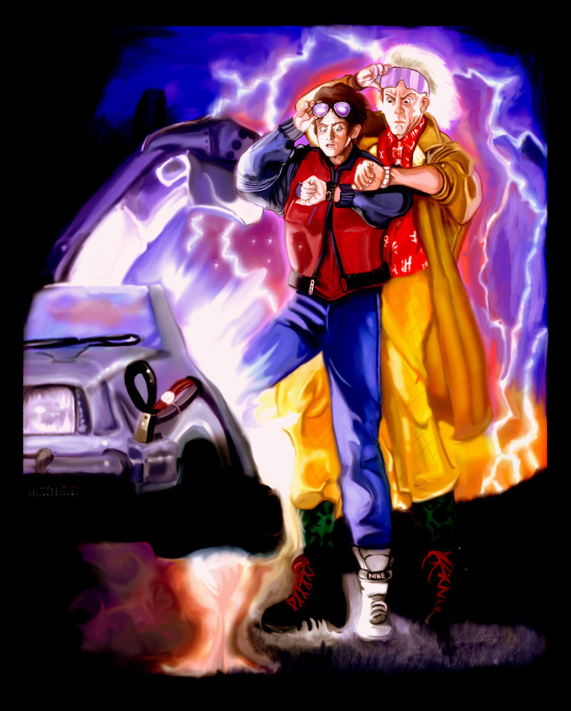 Doc & Marty by DarkDragon11