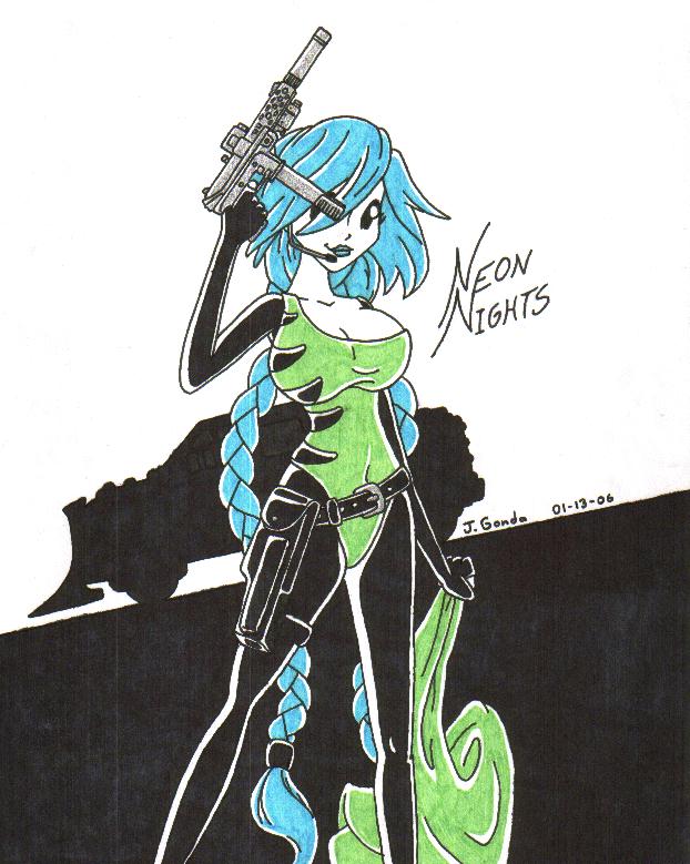 Codename Neon Nights by DarkFangDragon