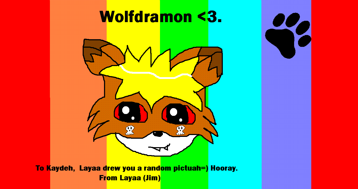Wolfdramon *Gift for PunkWolfGirl* by DarkHorse95