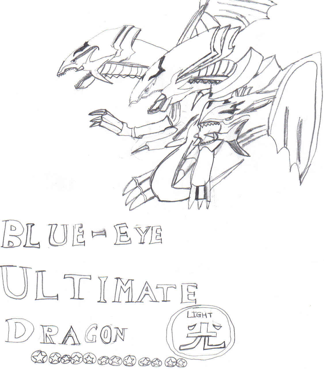 Blue Eyes Ultimate Dragon by DarkMaster