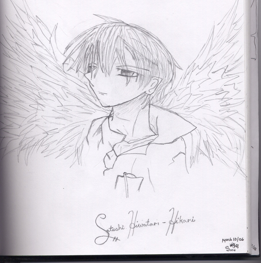 Satoshi's Wings by DarkMousyKaitou