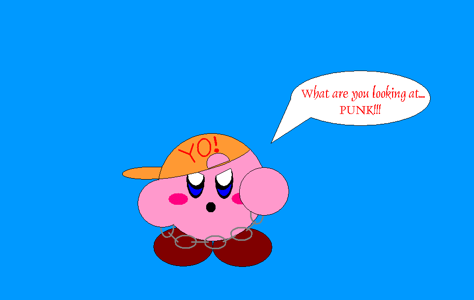 !Gangsta' Kirby! by DarkPeach