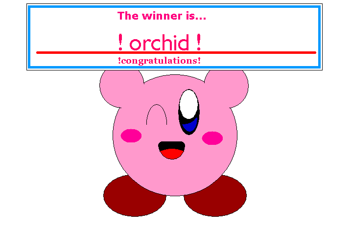 The Winner is... (kirby contest) by DarkPeach