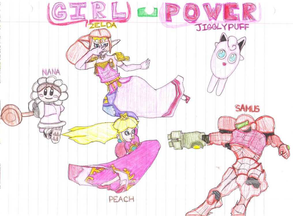 Girl Power (NOT MS Paint!!) by DarkPeach