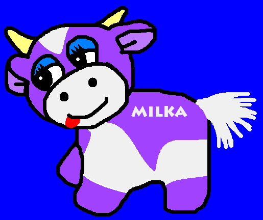 Milka '© Milka Chocolate' cow! by DarkPeach