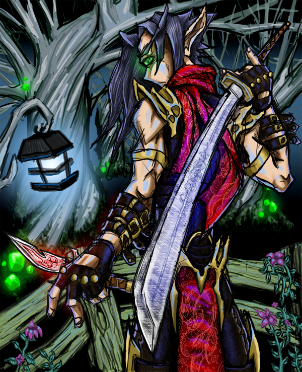 Blood Elf Samurai by DarkSlyde
