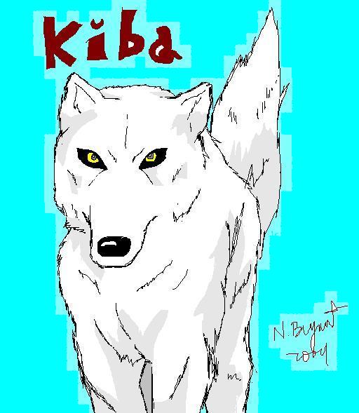 Kiba, wolf form by DarkUnicorn