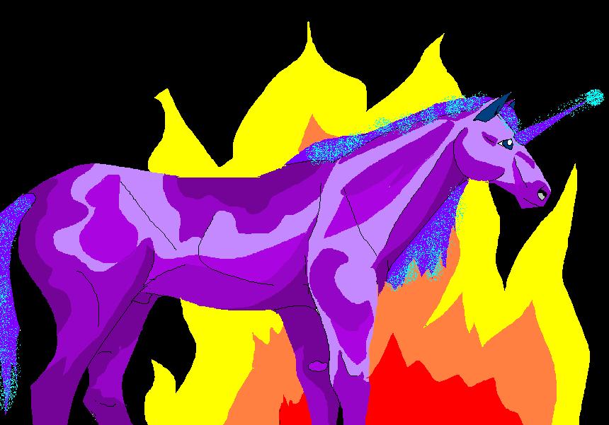 Another Purple Unicorn by DarkUnicorn