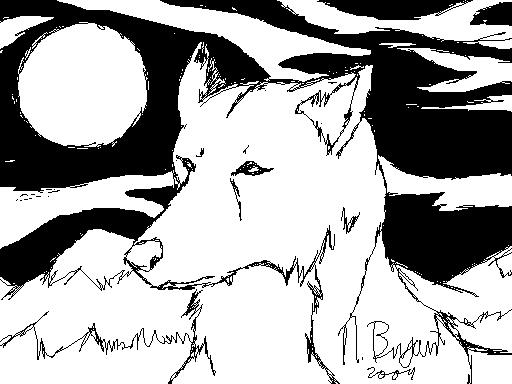 Another Wolf (For Spaz Wolf) by DarkUnicorn