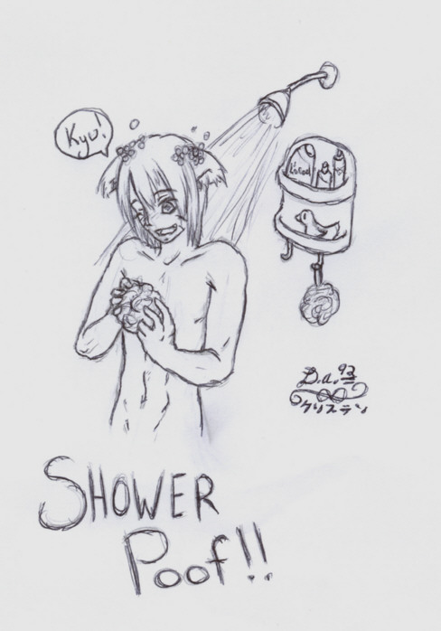 personally, i delight in shower poofs by Dark_Assassin92