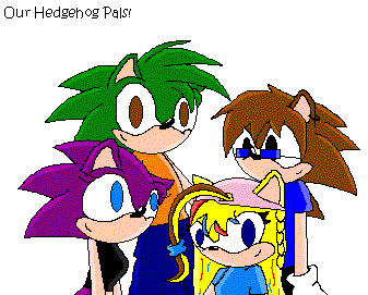 Our Four Hedgehog Pals! by Dark_D