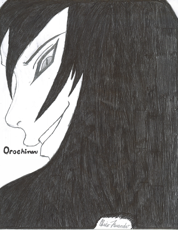 Orochimaru Close-up by Dark_Dragoon_Orta