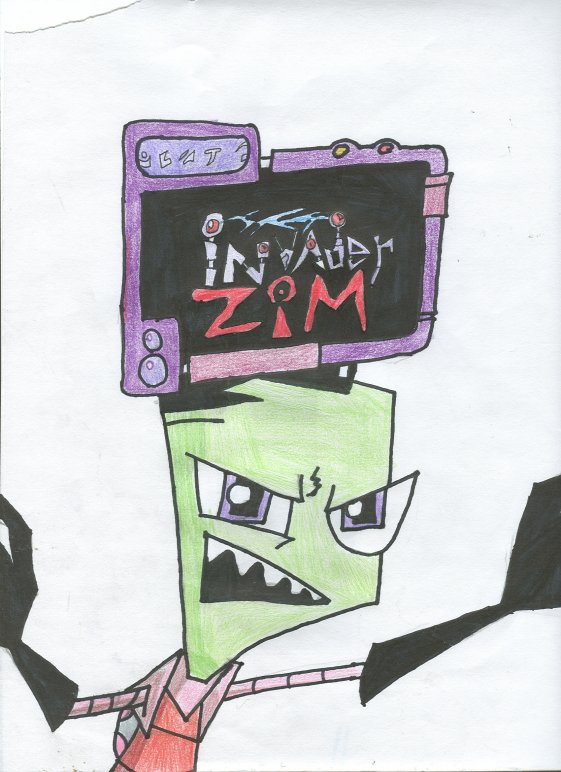 Zim...just an ordinary zim piccy...^^ by Dark_Fire15