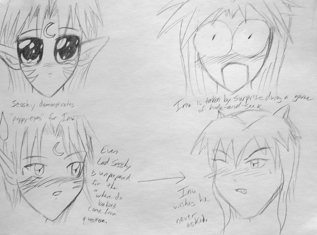 Inuyasha Fanfic Faces by Dark_Link_007