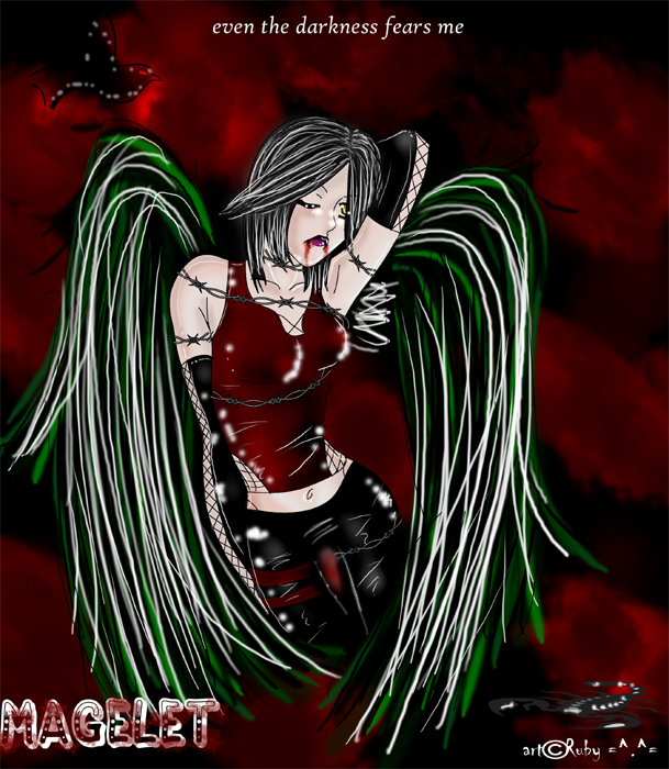Commission vampire girl by Dark_Mistress_666