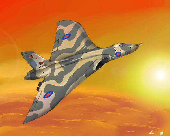 Avro Vulcan XH558 by Dark_Queen