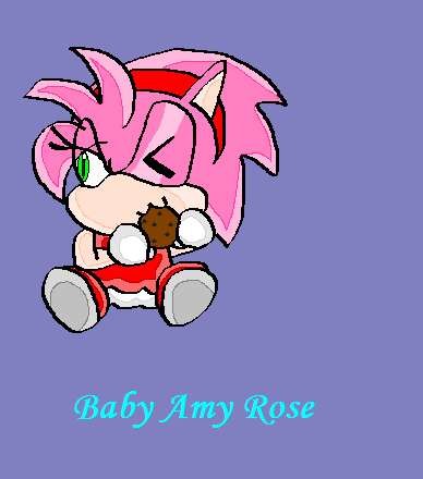Baby Amy Rose by Dark_Rini