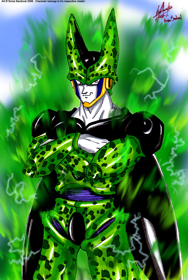 Super Perfect Cell (DB Portrait Collection) by Dark_Shiva