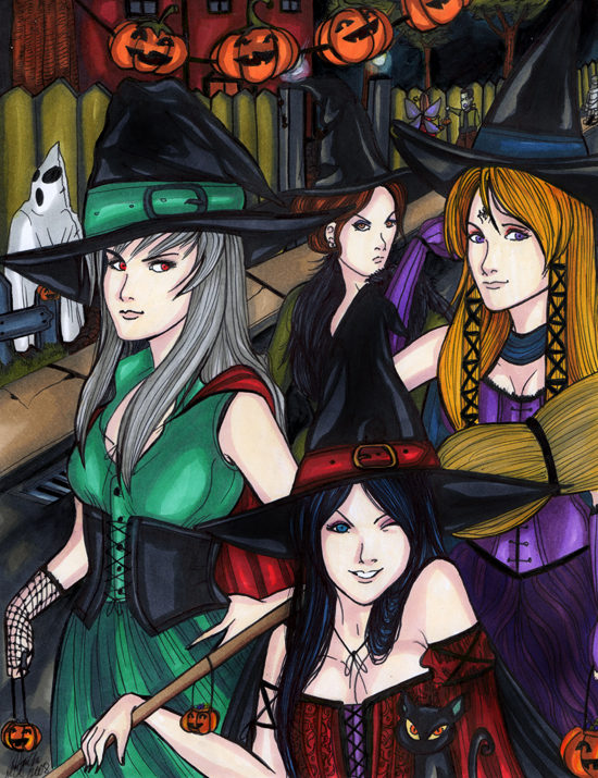 Witchy Witchy Halloween by Dark_Shiva