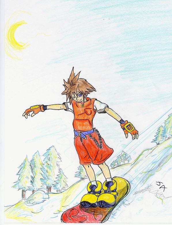 Snowboard Sora by Dark_blue