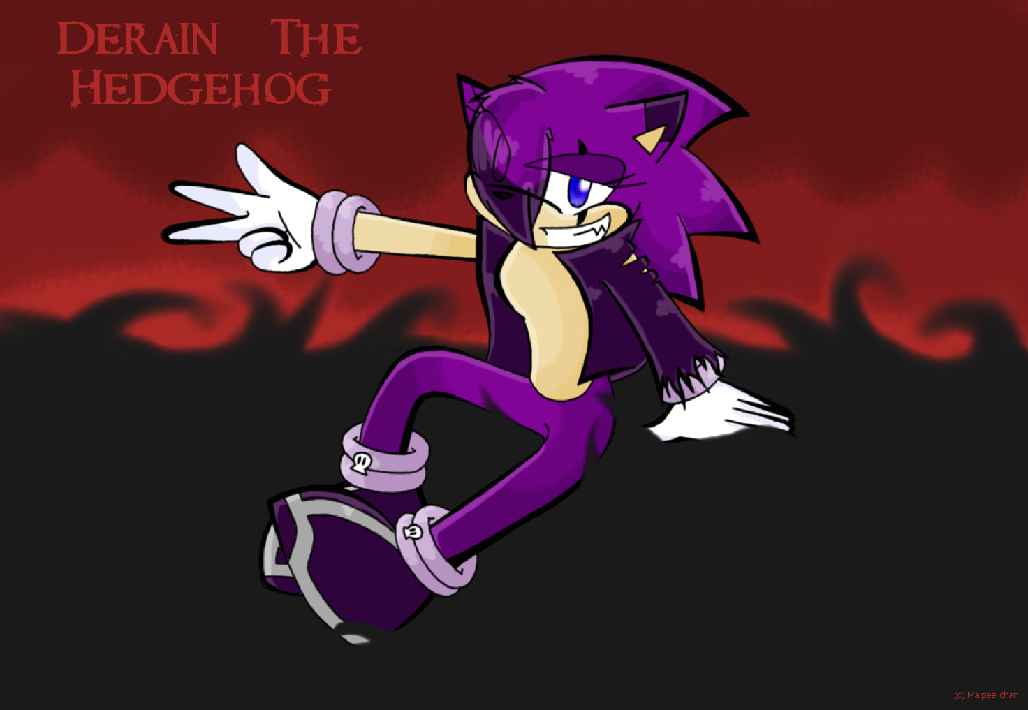 Derain The Evil Hedgehog by Darkful_The_Hedgehog