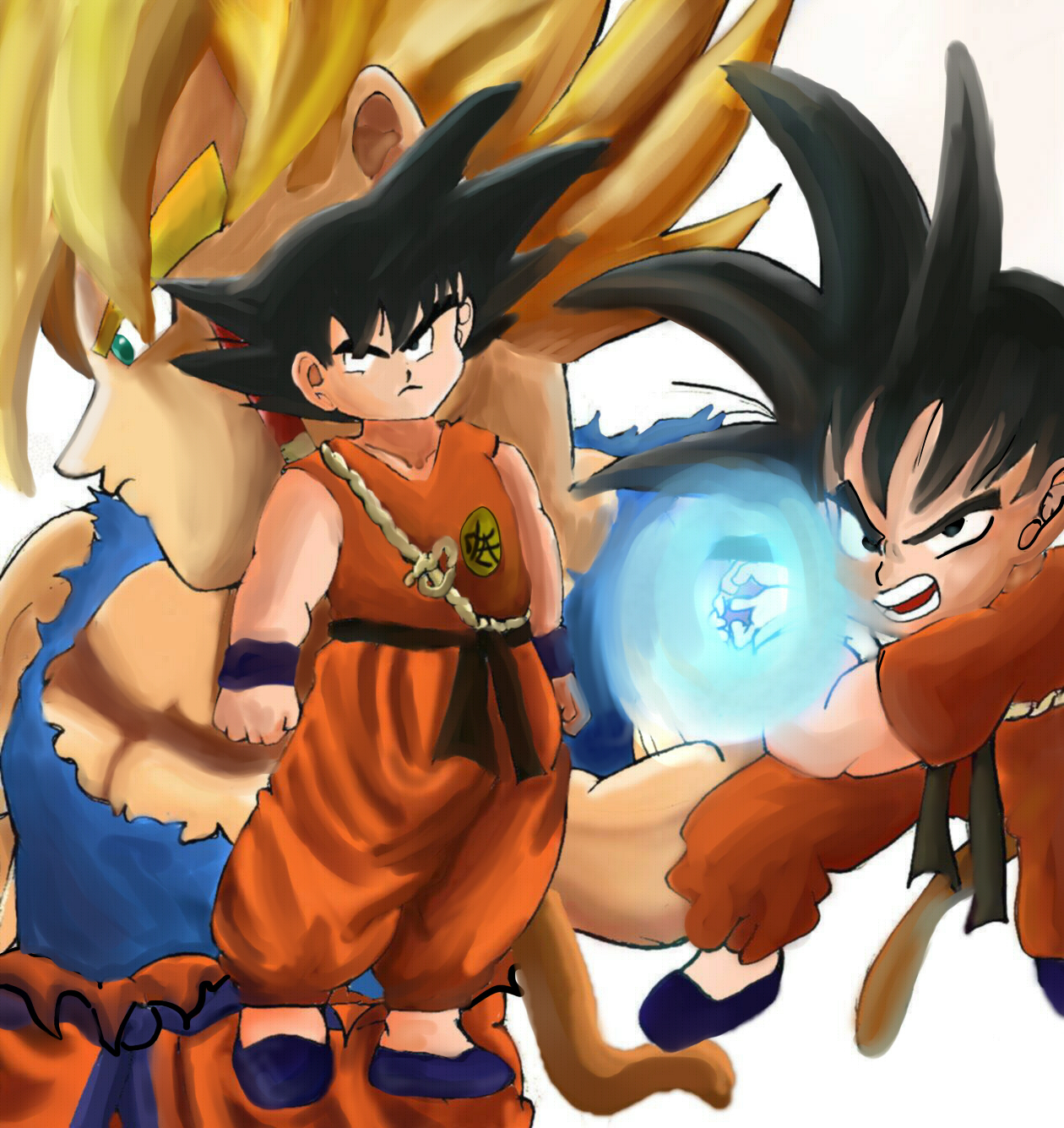 Son Goku by Darkmasterbabe