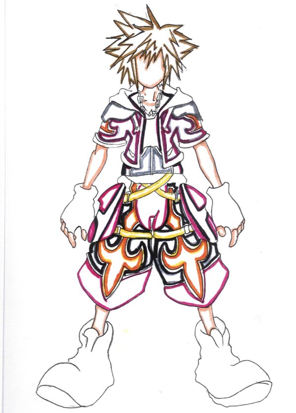 copic marker sora by Darkness76