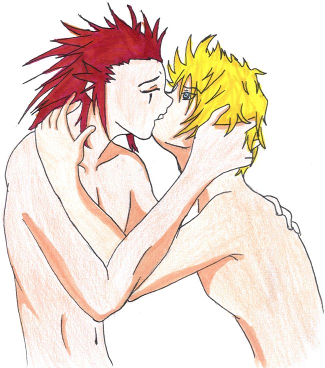 Axel and roxas are definantly more than friends by Darkness76