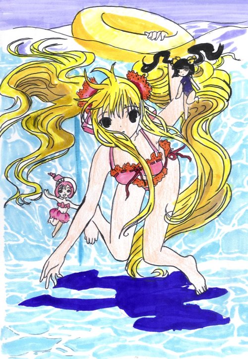 Chobits summer by Darkness76