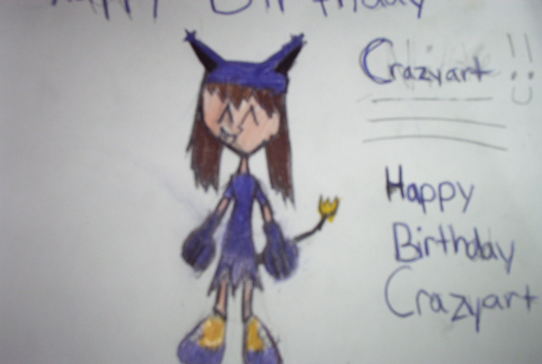 Happy Birthday to Crazyart by Darkone234