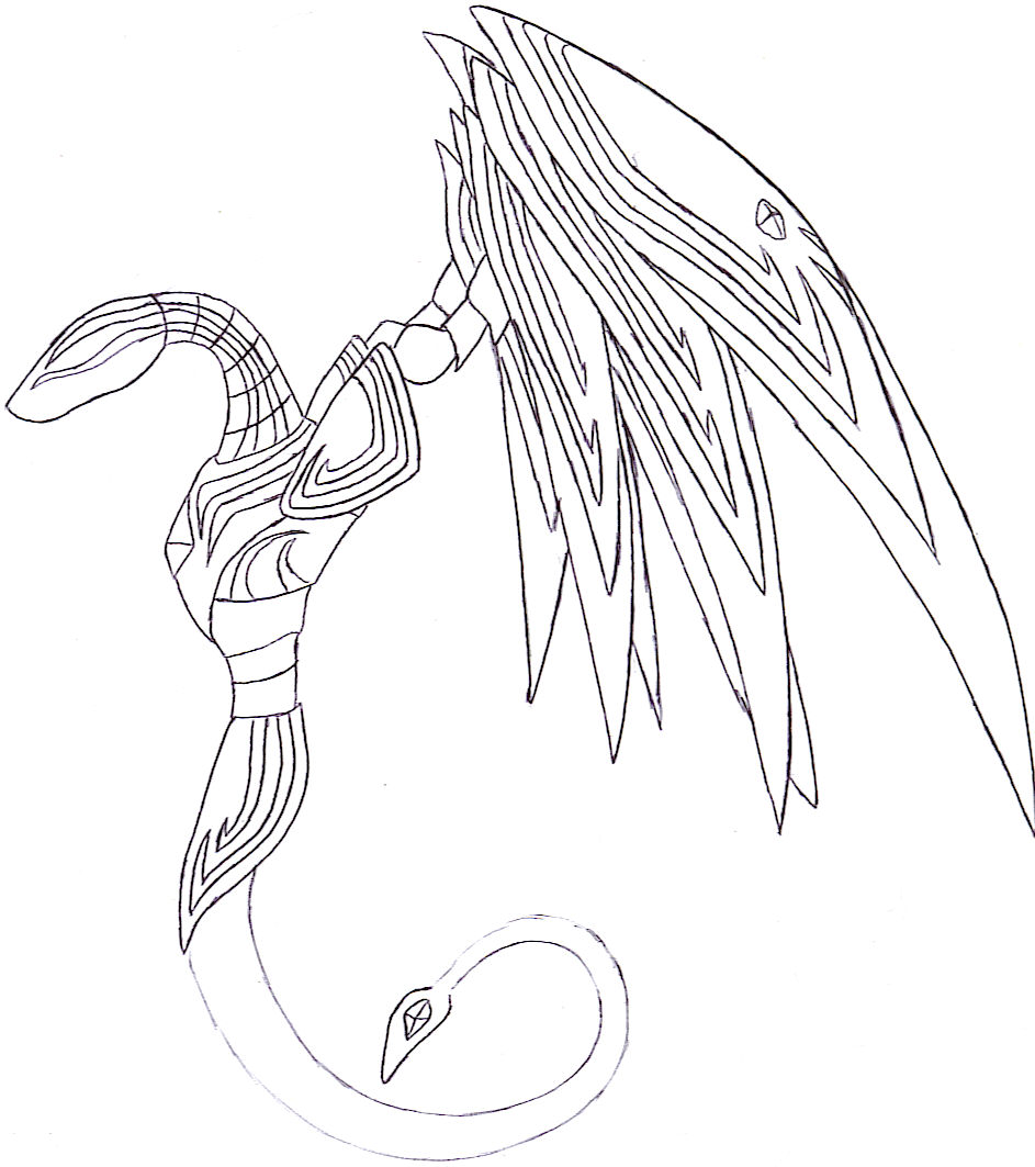 Spirit Mecha Dragon by Darksideheart