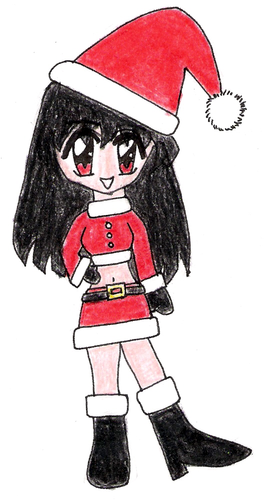 *~Merry Christmas!!!!-pix of a girl~* by Darksideofme