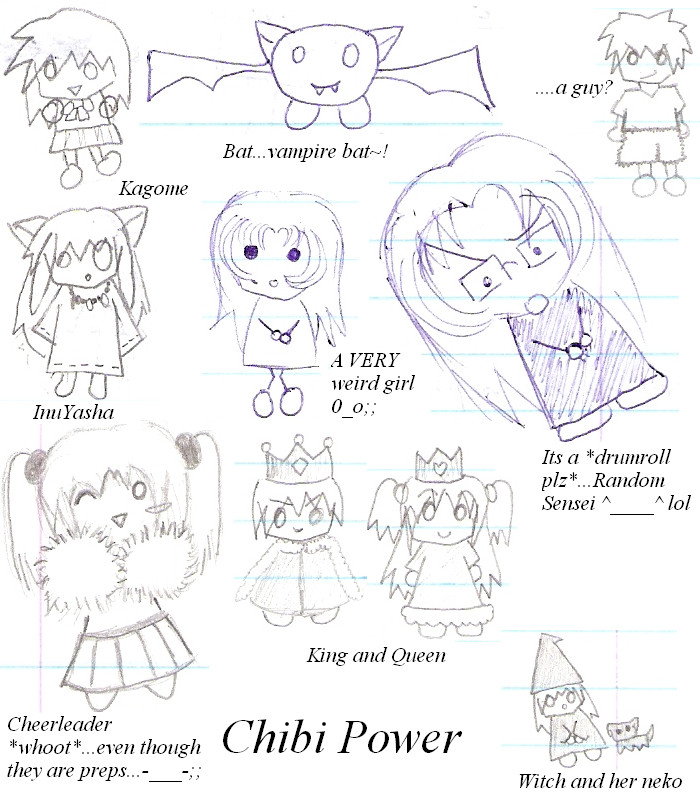 CHIBI POWER~~! by Darksideofme