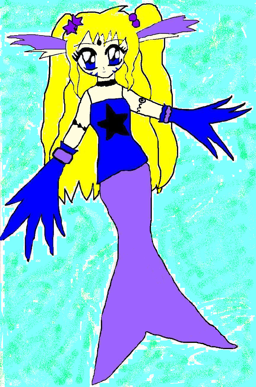 Mermaid-colored by Darksideofme