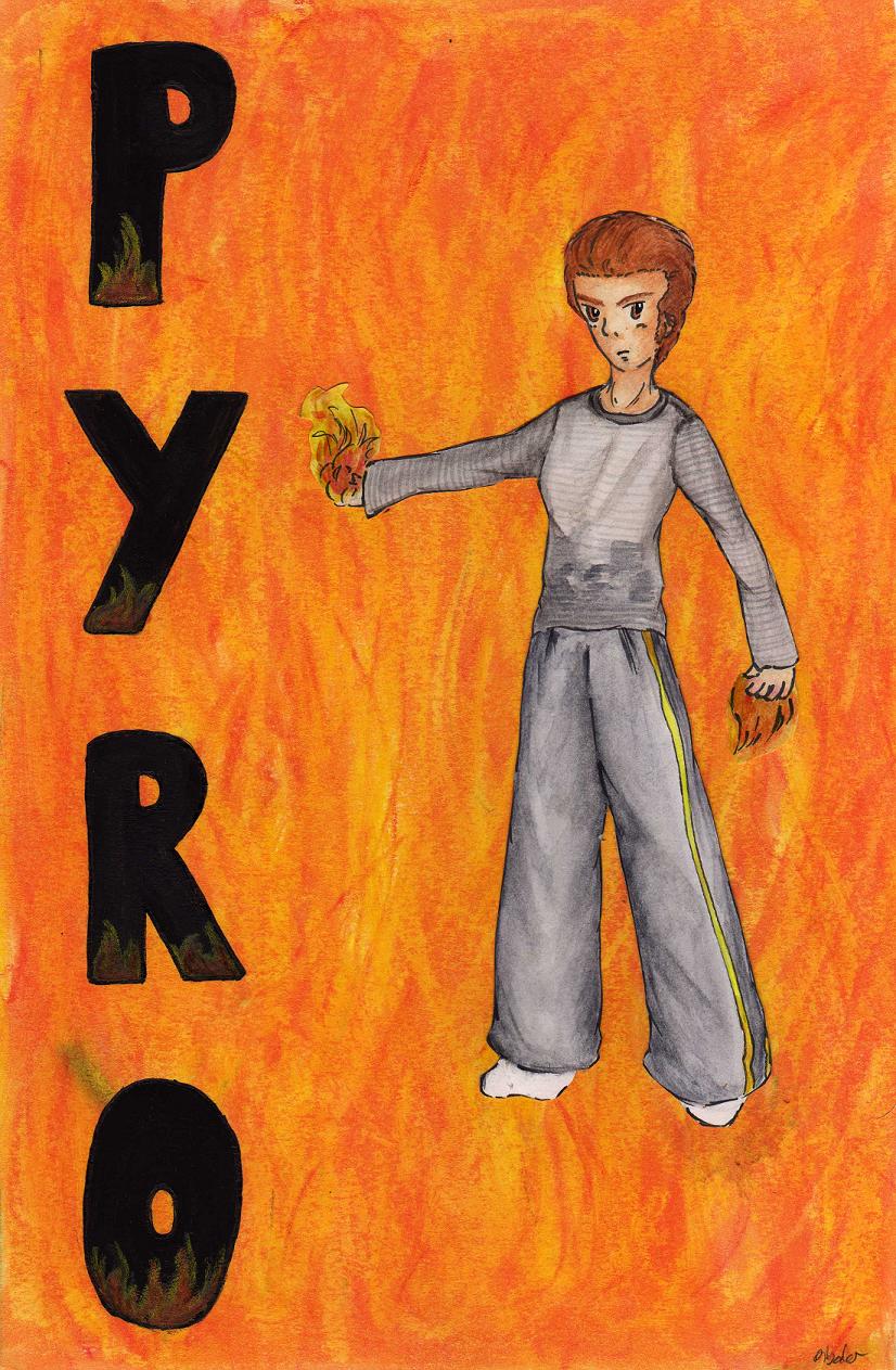 Pyro Mini Poster by Darksilver
