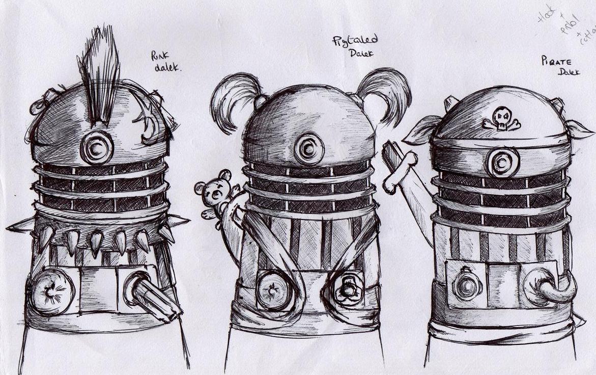 Dalek Set #1 by Darksilver