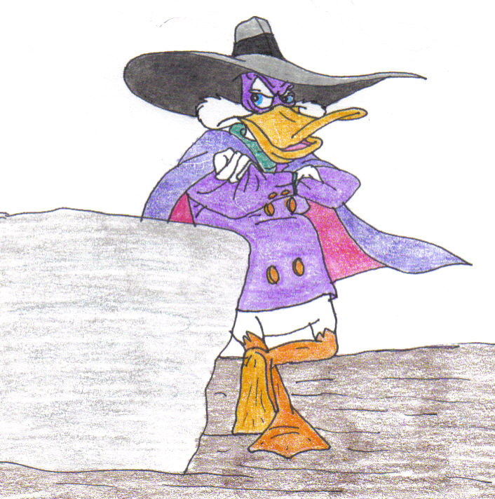 Darkwing bored by Darkwing