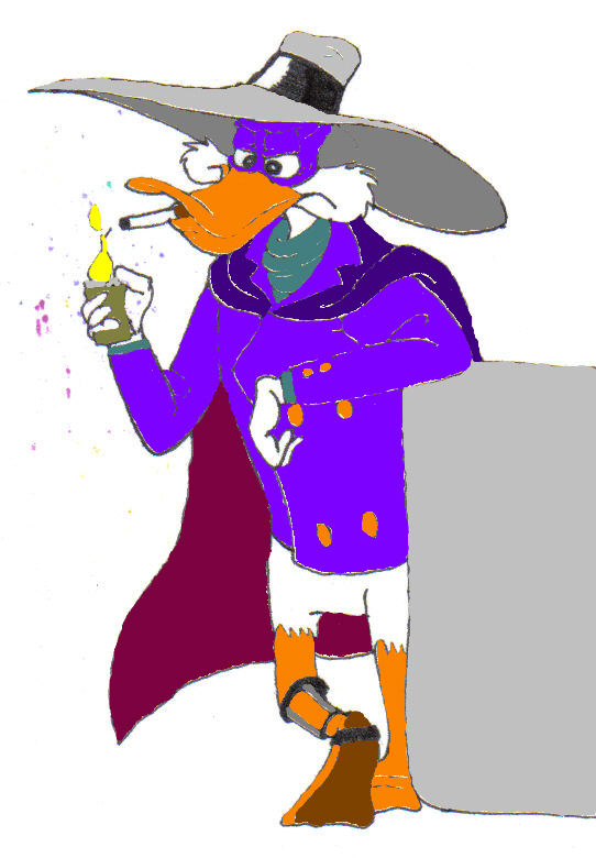 Duck with a bad habit by Darkwing
