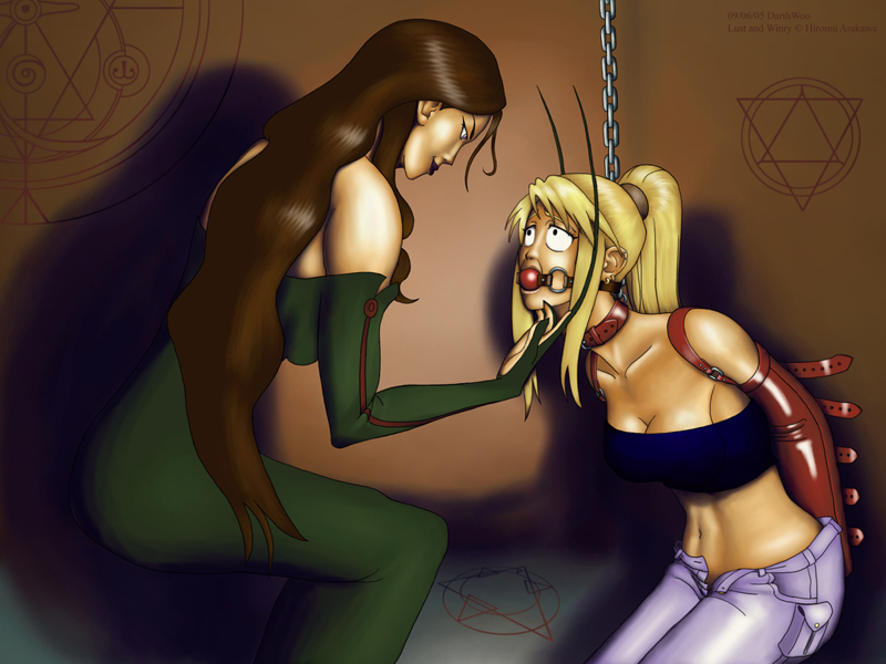 Lust and Winry by DarthWoo