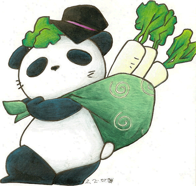 Daikon Panda by Dasher