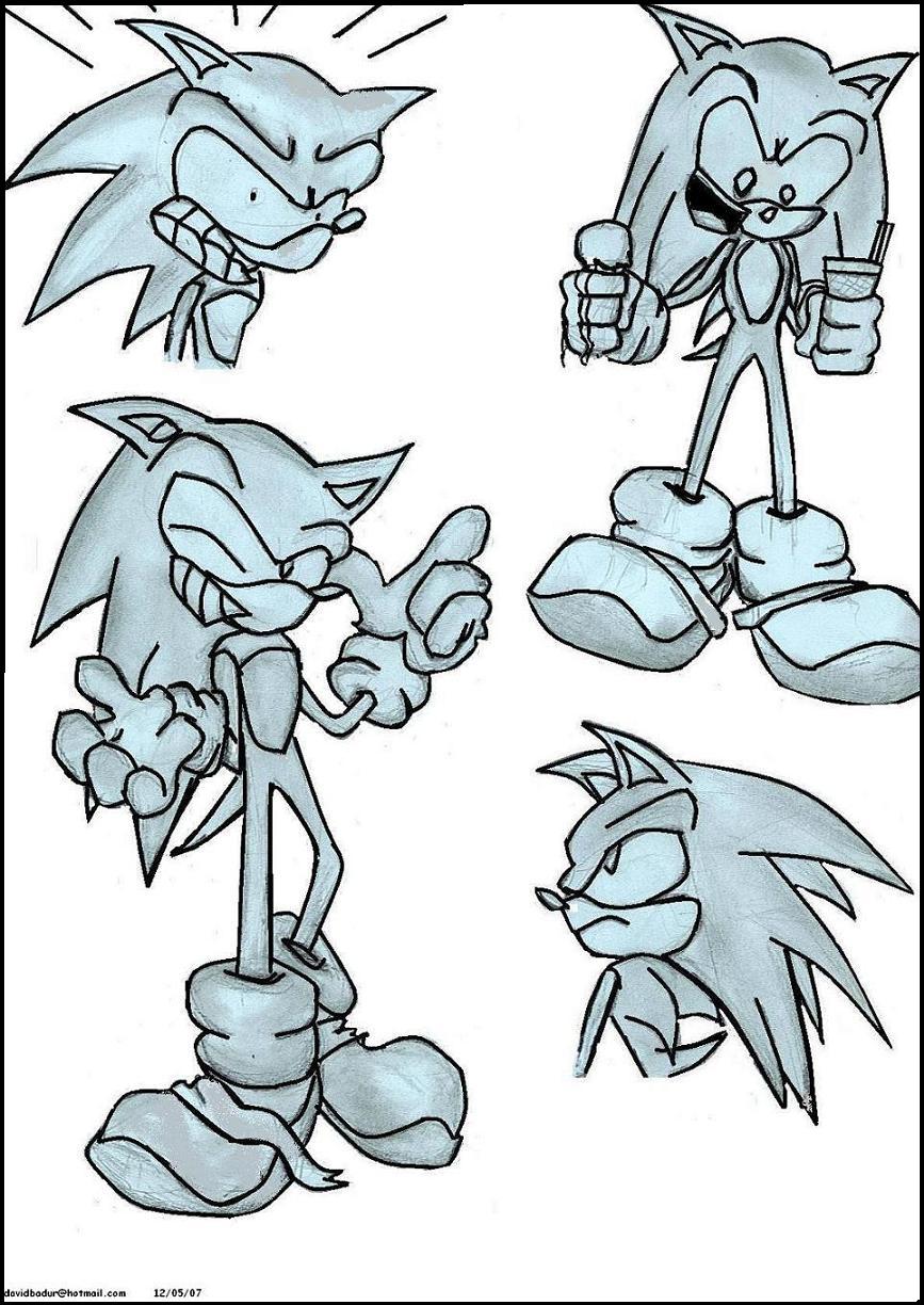 Character Design: Sonic by DaveTheSodaGuy