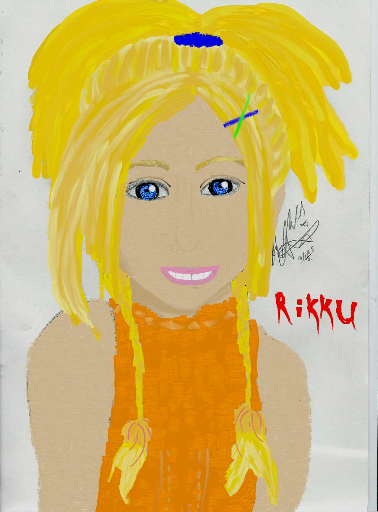 Rikku Colored by DeMiRa_ArT