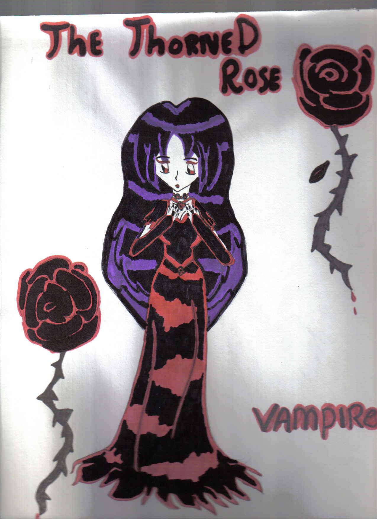 Thorn Rose Vampiress by Dead_Girl_Superstar85