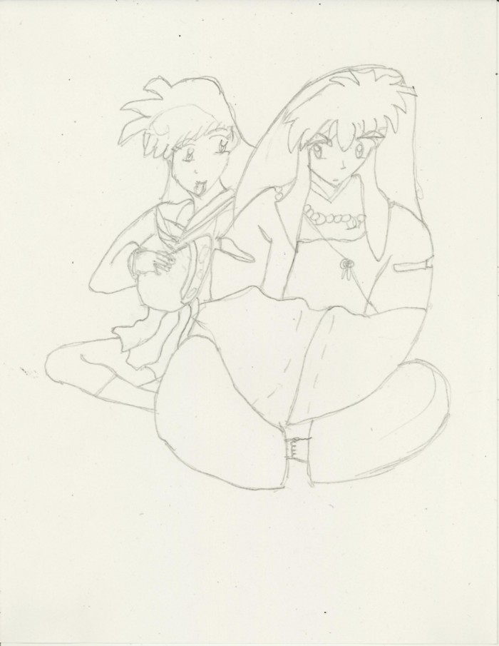 Inuyasha and Kagome Chips by Dear_Me