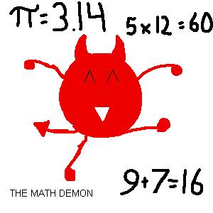 The Math Demon!RUN FOR IT! by DeathMoon