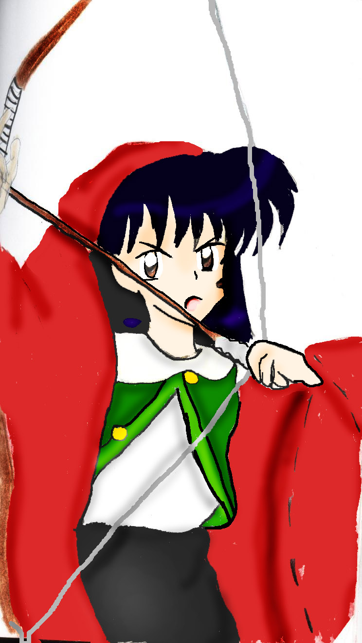 my first try at kagome ((computered colored)) by DeathStar