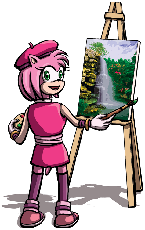 Amy Paints by DeathbyChiasmus