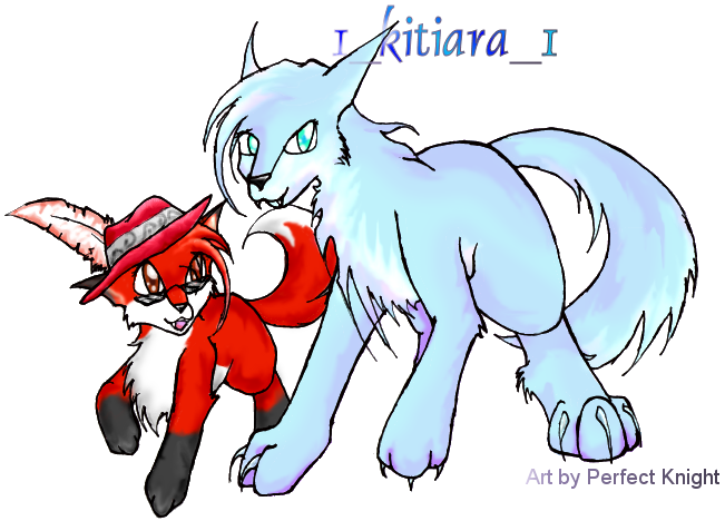 Kitiara's Fox and Wolf by Defiance