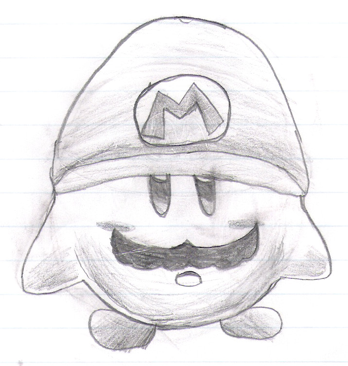Mario Kirby by DekuNutEatingStalfos